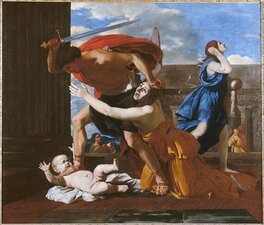 Le massacre des Inncents par Nicolas Poussin