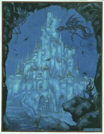 Anton Pieck - Fairy tales of Grimm - The Ghost Castle - Illustration originale