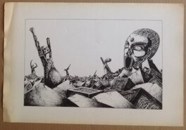 Affiche illustration issue du Port-Folio des 6 Hors-Commerce Offerte aux Bons Clients de La Librairie Pellucidar en 1971 a L'Époque !!!!!! ( Non Fournie ) . Affiche illustration issue du Port-Folio des 6 Hors-Commerce Offerte aux Bons Clients de La Librairie Pellucidar en 1971 a L'Époque !!!!!! ( Non Fournie ) .