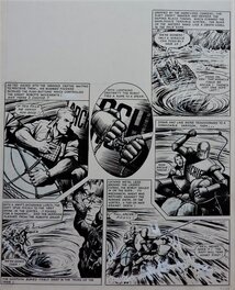 Ted Kearon - Robot Archie - " The Ivory Poachers " - Planche originale