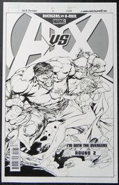 Carlo Pagulayan - Avengers s. X-men #2 - Couverture originale