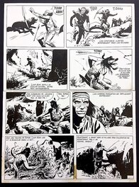 Kline - Loup Noir : les Coyoteros - Planche originale