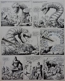 Ted Kearon - Robot Archie - " And The Jungle Menace " - Planche originale