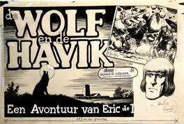 Hans Kresse - Eric de Noorman V34 - De Wolf en de Havik - cover - Original Cover