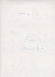 Verso de la planche avec n° de planche et de revue original. Verso de la planche avec n° de planche et de revue original.