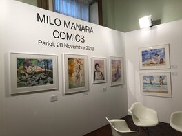 Exposition chez Christie's Milan des pièces produites par Manara pour la vente Christie's Paris