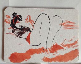 Olivier Cinna - Hiroshiba - Original Illustration