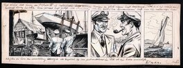 Pieter Kuhn - Kapitein Rob - V12 - Het levende Eiland - end strip (nr. 961) - Comic Strip