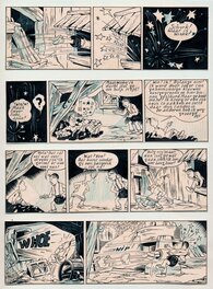 Willy Vandersteen - Bob et Bobette / Suske en Wiske V3 - De Sprietatoom - Planche originale