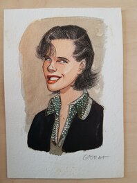 Jean-Pierre Gibrat - Portrait de Cécile - Original Illustration