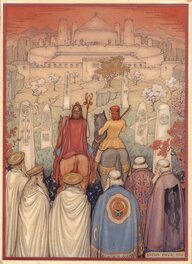 Anton Pieck - Fairy Tales - Thousand-and-one-Night - Original Illustration