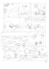Tébo - Tebo - Crayonné Samson & Neon - Planète Pledo - Comic Strip