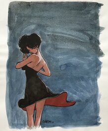 Yannick Corboz - Femme dansante - Illustration originale