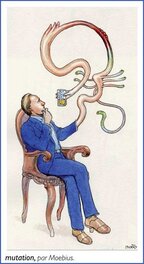 "mutation", par Moebius pour le dictionnaire Larousse