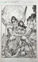 Couverture Dejah Thoris et Vampirella 1A