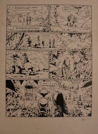 Olivier Boiscommun - Le LIVRE DE SAM - Planche originale