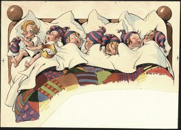 Edmond-François Calvo - Le Petit Poucet planche 11 - Illustration originale
