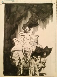 Mike Mignola - Couverture B.P.R.D. 1947 #2 - Original Cover