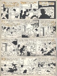 Johan et Stephane / Snoe en Snolleke - l'Espion Jaune / De Gele Spion - Planche 10