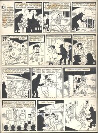 Johan et Stephane / Snoe en Snolleke - l'Espion Jaune / De Gele Spion - planche 14