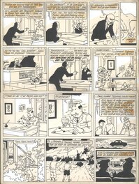 Johan et Stephane / Snoe en Snolleke - l'Espion Jaune / De Gele Spion - planche 18