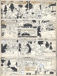 Johan et Stephane / Snoe en Snolleke - l'Espion Jaune / De Gele Spion - planche 19