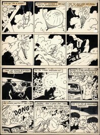 Bob De Moor - Johan et Stephane / Snoe en Snolleke - l'Espion Jaune / De Gele Spion - planche 28 - Planche originale