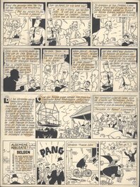 Johan et Stephane / Snoe en Snolleke - l'Espion Jaune / De Gele Spion - planche 3