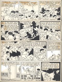 Bob De Moor - Johan et Stephane / Snoe en Snolleke - l'Espion Jaune / De Gele Spion - planche 31 - Comic Strip
