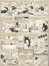 Johan et Stephane / Snoe en Snolleke - l'Espion Jaune / De Gele Spion - planche 4