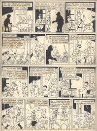 Johan et Stephane / Snoe en Snolleke - l'Espion Jaune / De Gele Spion - planche 5