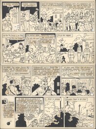 Johan et Stephane / Snoe en Snolleke - l'Espion Jaune / De Gele Spion - planche 6