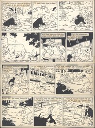 Johan et Stephane / Snoe en Snolleke - l'Espion Jaune / De Gele Spion - Planche 7