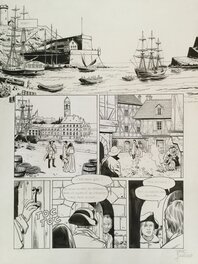 Marc Bourgne - Planche originale 34 La mélodie d’Ostelinda (l’art du crime) - Comic Strip