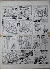 Peter Glay - L'alchimiste - Valentin Le Vagabon - Planche originale