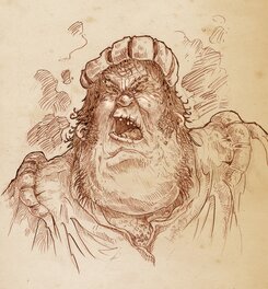 Vincent Joubert - L'oncle - Illustration originale