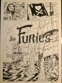 Jean-Marie Arnon - Les furies tome 2 - Planche originale