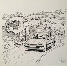 Turk - Calendier Citroën (Xsara) - Comic Strip