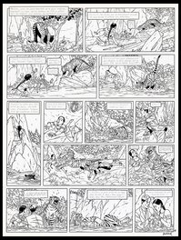 André Juillard - 2003 - Juillard - Blake & Mortimer - Les Sarcophages du 6ème Continent (PL 19) - Planche originale