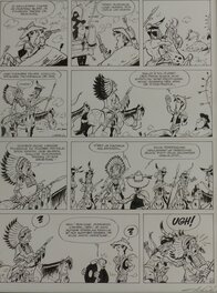 Achdé - Planche originale page 42 la terre promise - Comic Strip