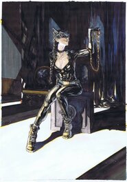 Tirso - Catwoman - Les bijoux du coffre-fort - Original Illustration
