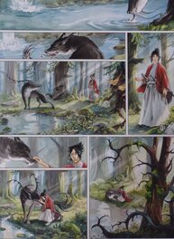 Carita Lupattelli - Planche originale page 33 Izunas tome 1 cycle 2 - Planche originale