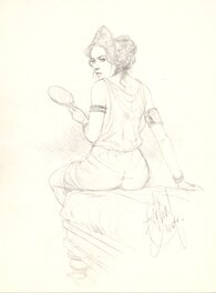 Philippe Delaby - Agrippine - Original Illustration