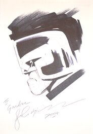 John Higgins - Judge Dredd - Original Illustration