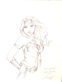 Sabine Rich - Wonder Woman - Illustration originale