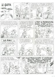 Paul Deliège - Bobo le quota - Planche originale