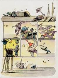 La planche d'action 191, "balle de match" présentée ailleurs dans cette même galerie La planche d'action 191, "balle de match" présentée ailleurs dans cette même galerie