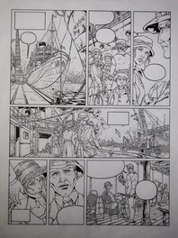 Annabel Blusseau - La javanaise tome 1 la fille de Mata Hari - Planche originale