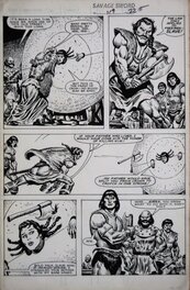 Ernie Chan - Conan - savage sword n° 119 pl 16 - Planche originale