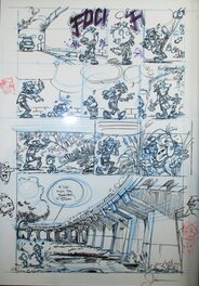 Dan Verlinden - PLANCHE du P'TIT SPIROU - Planche originale